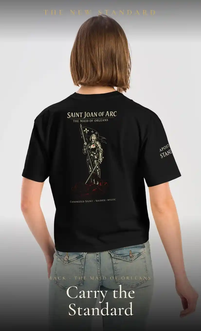 Coming Soon promotion for the Saint Joan of Arc The Maid of Orléans release