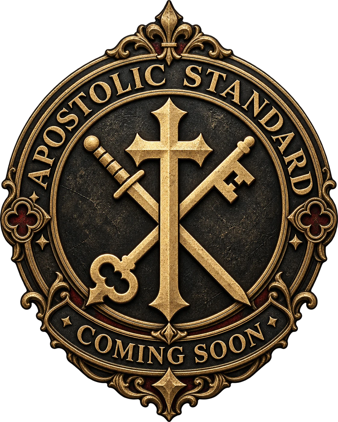 Apostolic Standard Coming Soon medallion